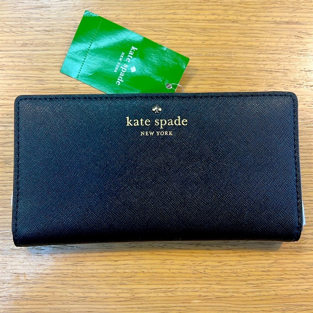 Kate Spade Stacy cedar street wallet- PWRU3905 black Bnwt